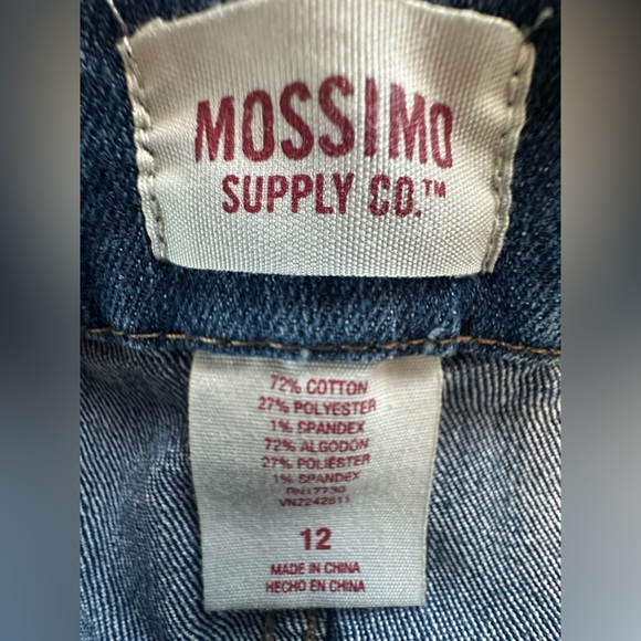 Mossimo Supply Co Blue Cotton A-Line Mini Denim Skirt size 12 - Picture 8 of 10